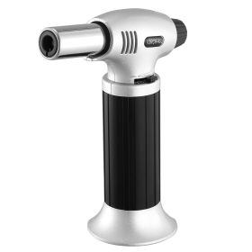 Culinary Butane Torch Chef Kitchen Cooking Blow Torch Lighter Refillable Adjustable Flame with Safety Lock for Baking BBQ Creme Brulee Heat Shrinking