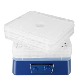 5-Tray Electric Food Dehydrator Multi-Tier Fruit Preserver Machine w/ Temperature Control Dryer For Beef Jerky Meat Fruit Dog Treats Herbs Vegetable