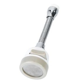 Movable Kitchen Tap Head 360otatable Swivel Water-Saving Faucet Anti-Splash Sink Tap Head Spray Aerator w/ Three Modes Flexible Extended Hose For H